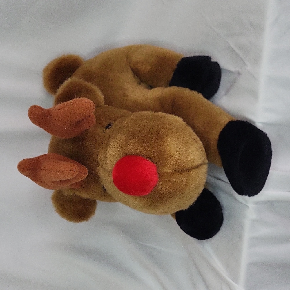 Rudolph the Red nose Reindeer Mary Meyers Vintage 1990s plush 12"